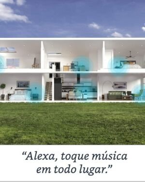 Echo Dot (4ª Geração): Smart Speaker com Alexa | Música, informação e Casa Inteligente – Cor Preta