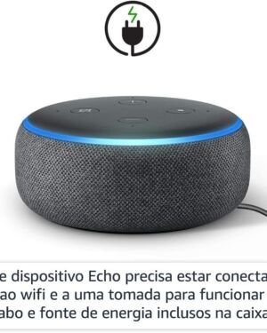 Echo Dot (3ª Geração): Smart Speaker com Alexa – Cor Preta