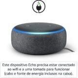 Echo Dot (3ª Geração): Smart Speaker com Alexa – Cor Preta