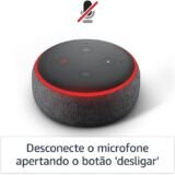 Echo Dot (3ª Geração): Smart Speaker com Alexa – Cor Preta