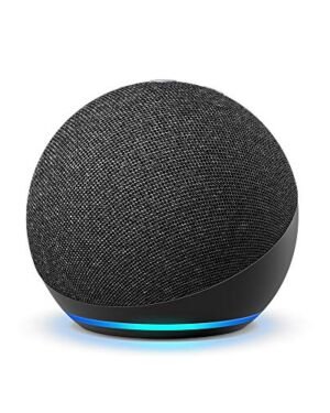 Echo Dot (4ª Geração): Smart Speaker com Alexa | Música, informação e Casa Inteligente – Cor Preta