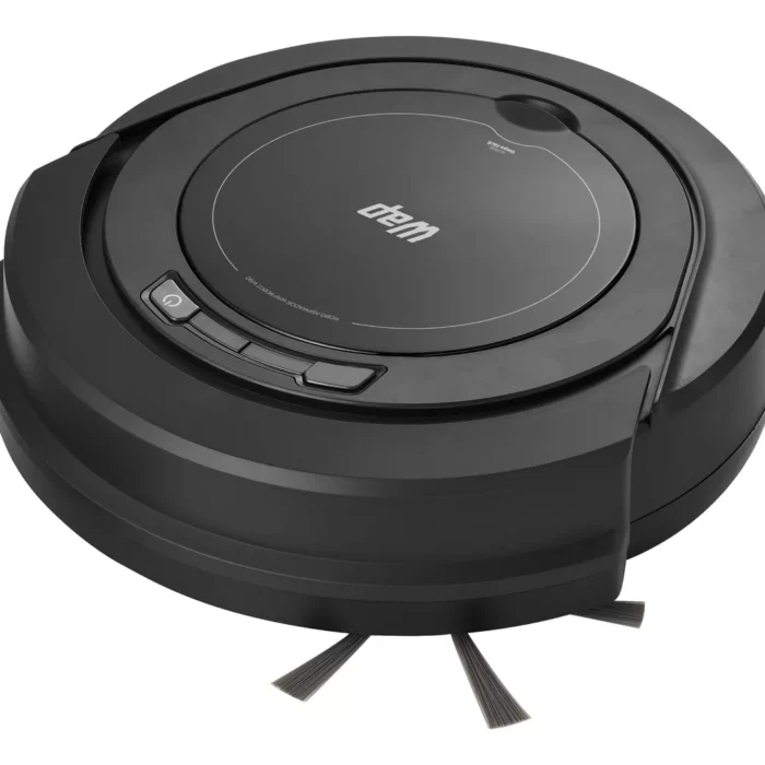 Aspirador de Pó Robô WAP ROBOT W90 – Automático 3 em 1 – Varre, Aspira e Passa Pano – MOP para Limpeza – 30W – Bateria Recarregável – Bivolt – Preto